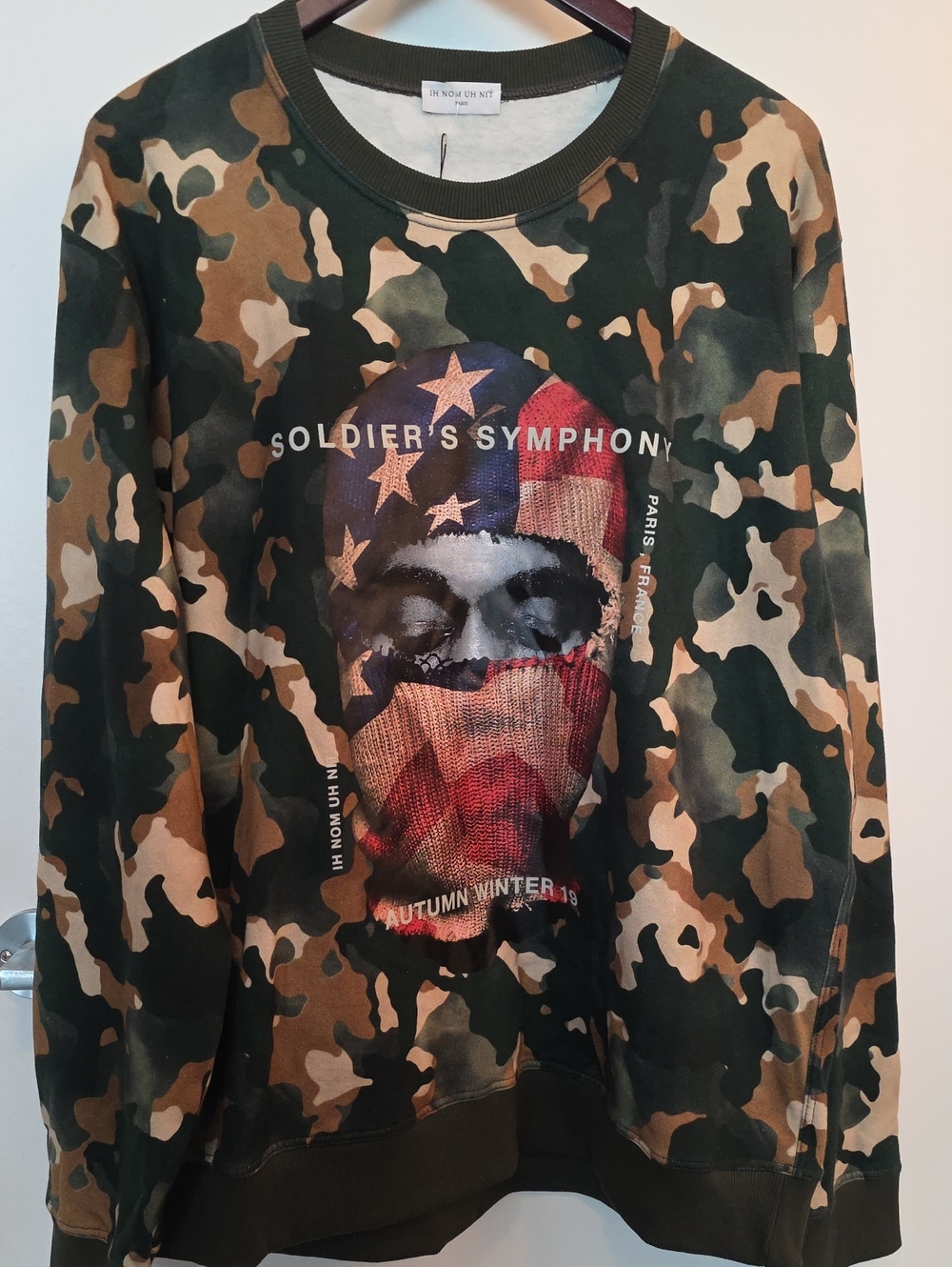 NWT Camouflage Crewneck Sweater - Green/Brown